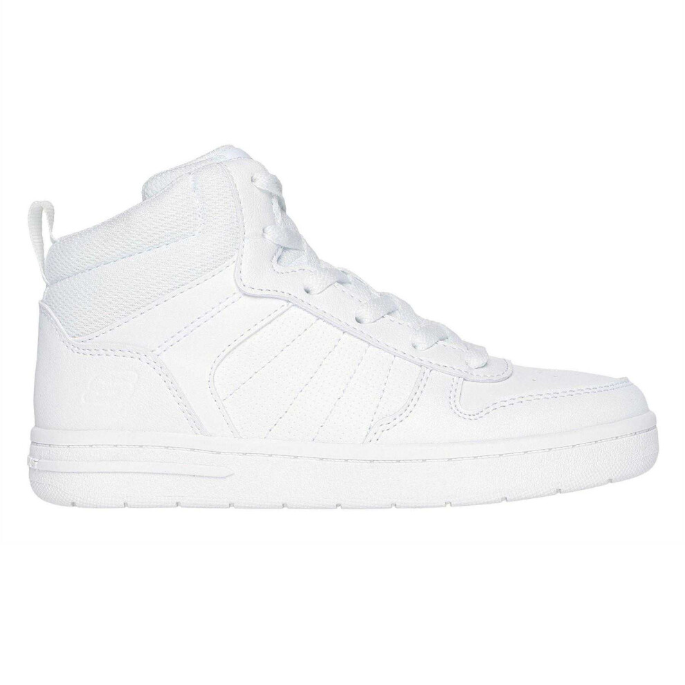 Skechers (12.5 Uk Child, White) Childrens/Kids Smith Street High Top Trainers
