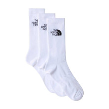 (5.5 UK-7.5 UK, White) The North Face Unisex Adult Cushioned Sport Crew Socks (Pack of 3)