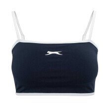 (10 UK, Navy) Slazenger Womens/Ladies Contrast Detail Sports Bra