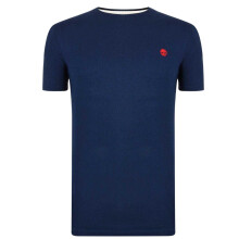 (XXL, Dark Sapphire) Timberland Mens River Embroidered Crew Neck T-Shirt