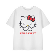 (11-12 Years, White) Hello Kitty Girls Classic Short-Sleeved T-Shirt