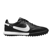 (9.5 UK, Black/White) Nike Mens Premier 3 Leather Astro Turf Trainers