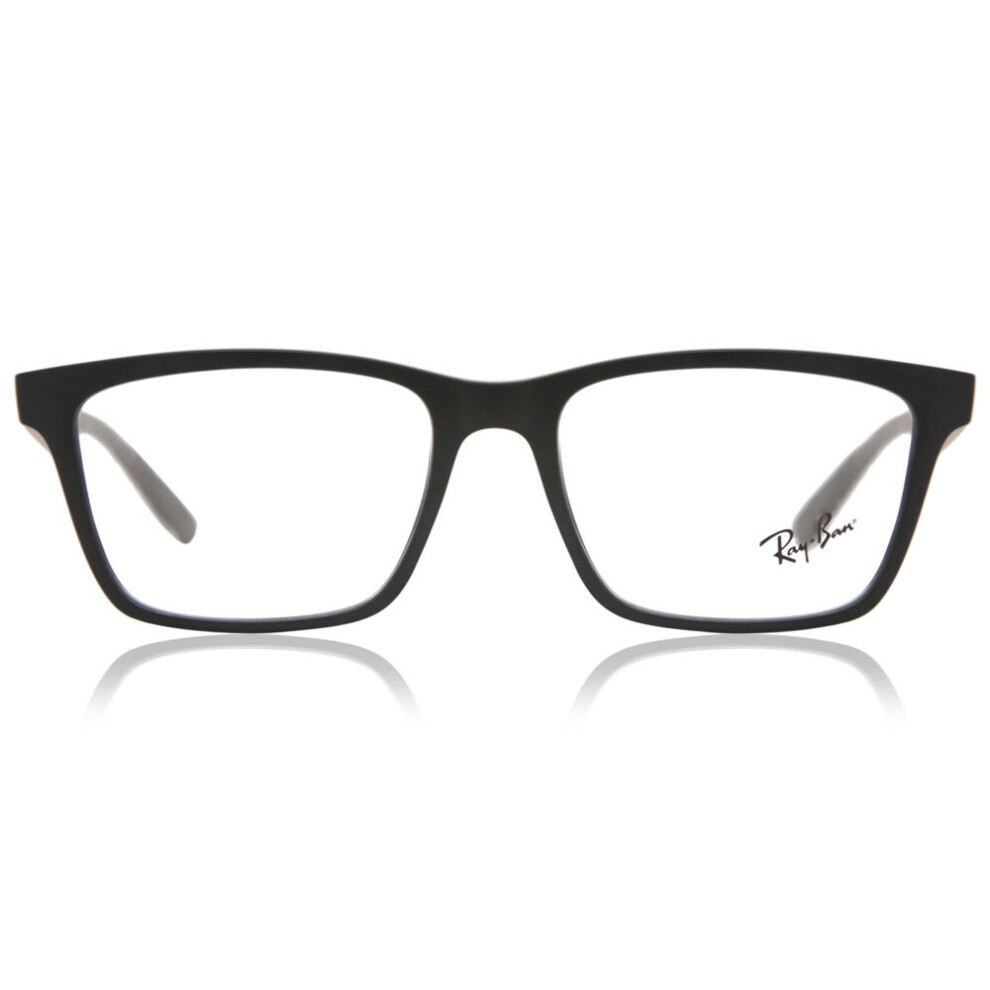 Ray - Ban Unisex Black Rx7025 2077 Optical Frames Injected Transparent Squared Normal - Image 3