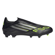 (8.5 UK, Black/Lemon) Adidas Mens F50 League Laceless Firm Ground Football Boots