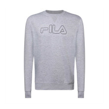 (XXL, Light Grey Marl) Fila Mens Jude Crew Neck Sweatshirt