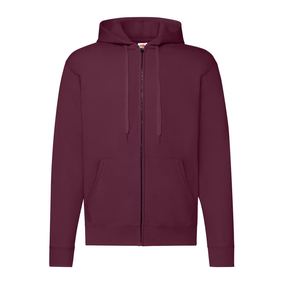 Fruit Of The Loom (Xxl, Burgundy) Mens Classic Zipped Hoodie