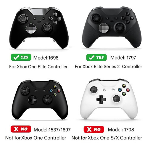 For  One Elite Series 2 2PCS D-Pad Gaming Metal Controller Parts Replacement Controller Component Set Black 2