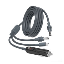10m for Starlink 3 in 1 Type-C/ Power Cable Cord for Starlink Car Cigarette Lighter Plug and Male