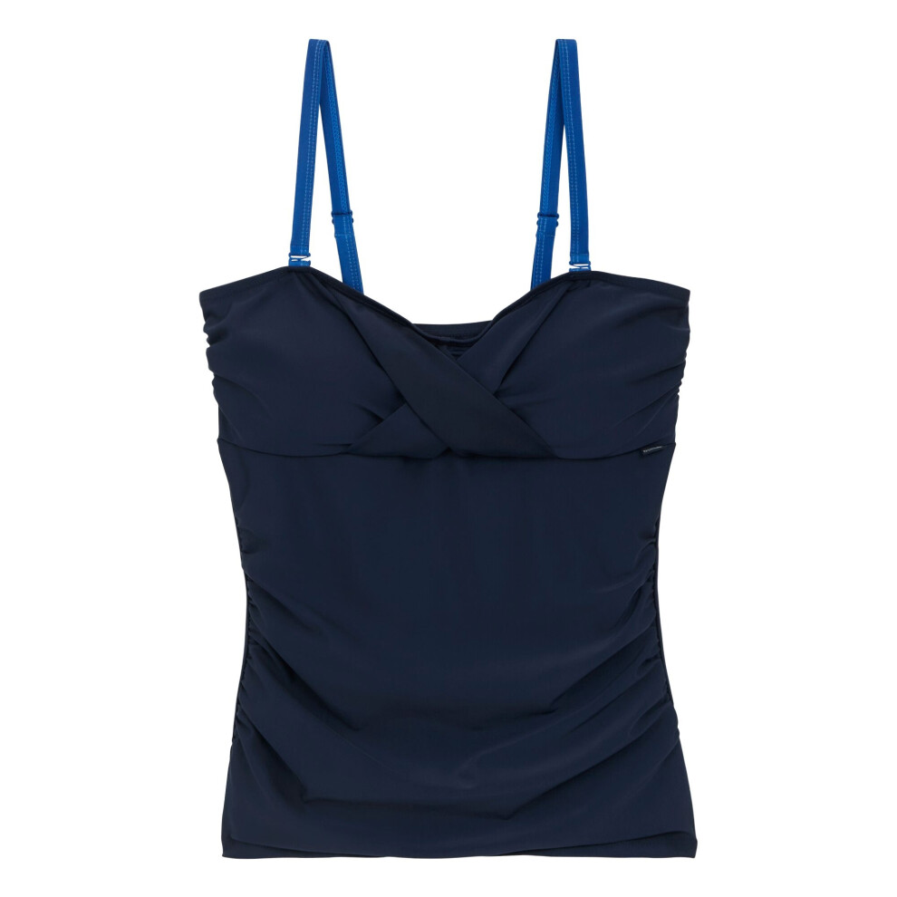 Regatta (12 Uk, Navy/Brightest Blue) Womens/Ladies Aceana Iii Tankini Top