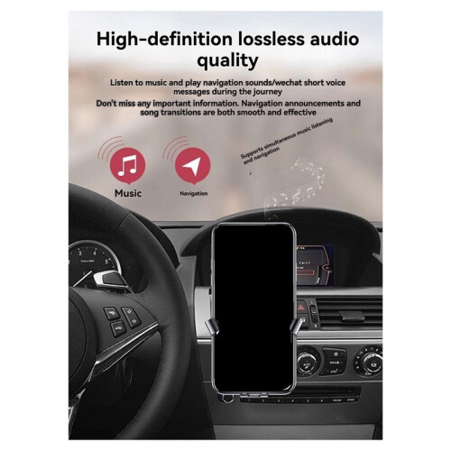 5.0 AptX-HD Adapter with Y Cable for  and  Cooper USB+AUX   Music Interface (300B) 2