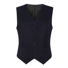 (8 UK, Navy) Brook Taverner Womens/Ladies Concept Omega Waistcoat