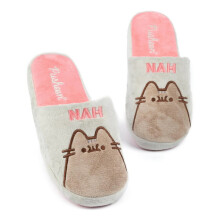 (5 UK-6 UK, Grey/Pink/Brown) Pusheen Womens/Ladies Nah Slippers