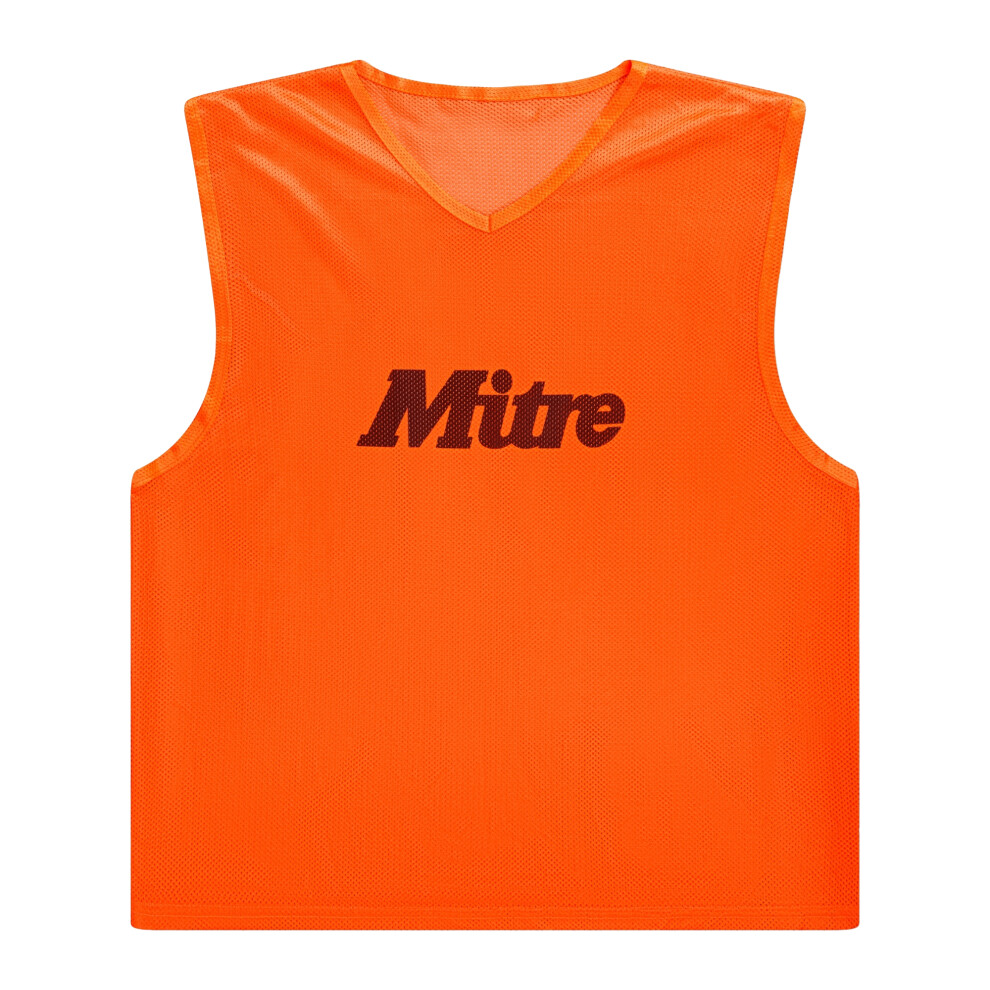 Mitre (Xs-S, Neon Orange) Unisex Adult Pro Training Bib