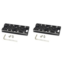 2X Switching Plate Camera Cheese Easy Plate for DSLR Camera Cage Rig Expansion Mounting with Screws Spanner