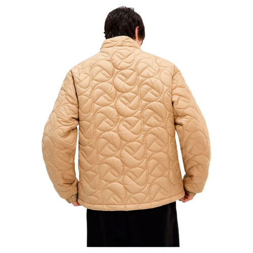 Ellesse (L, Beige) Ellesse Mens Vill Puffer Jacket 1