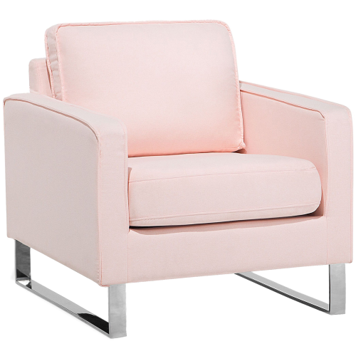 Beliani Armchair VIND Fabric Pink