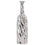 Beliani Decorative Vase BASSANIA Stoneware 45 cm Silver 1