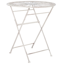 Bistro Table SCAFA 70 cm 70 cm Metal White