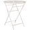 Beliani Bistro Table SCAFA 70 cm 70 cm Metal White 1