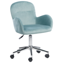 Desk Chair PRIDDY Velvet Mint Green