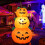 6ft Halloween Inflatable Pumpkin Ghost with LED Lights 7