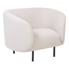 Armchair LOEN Fabric Light Beige