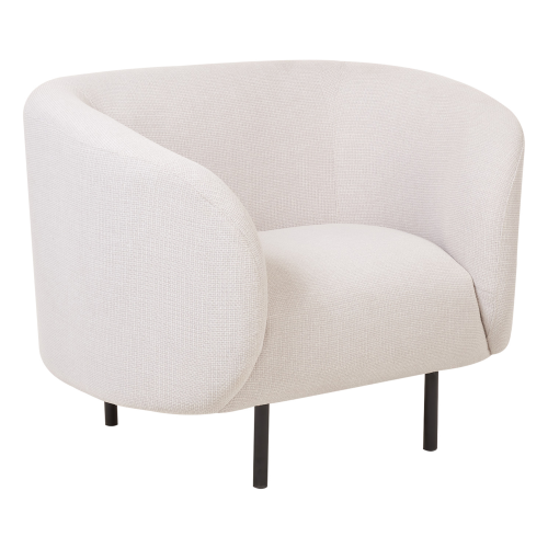 Beliani Armchair LOEN Fabric Light Beige