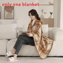 (London, 100x140cm) Plush Warm Coral Throw Blanket With Checkered Print Design For And Bed Sofa