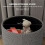 Round Linen-Look Storage Ottoman - Light Grey 6
