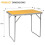 Wooden Portable Foldable Table 2