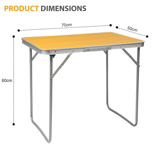 Wooden Portable Foldable Table 1