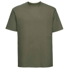 (XS, Olive Green) Russell Mens Ringspun Cotton Classic T-Shirt