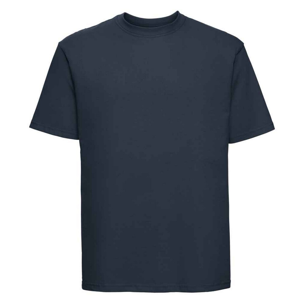 Russell (M, French Navy) Mens Ringspun Cotton Classic T-Shirt