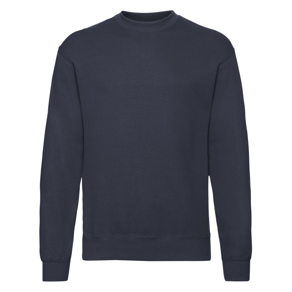 Fruit Of The Loom (4Xl, Deep Navy) Mens Classic 80/20 Set-In Sweatshirt
