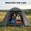 2-Person Camping Tent, 3000mm Waterproof, 2 Doors 4