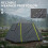 2-Person Camping Tent, 3000mm Waterproof, 2 Doors 5