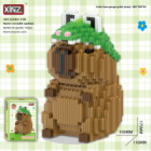 (Style 7)Kit Creativo de Bloques de Construcción de Plástico Capibara Juguete para Niños y Adolescentes Regalo