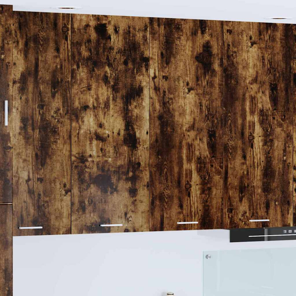 Vidaxl Hanging Cabinet Smoked Oak 80 X 31 X 100 Cm Engineered Wood 8721359452471