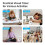 60-Minute Visual Timer with Night Light, Countdown Timer,Pomodoro Timer with Rainbow Pattern for Kids and Adults White-YXY 5