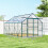 8x12ft Aluminium Polycarbonate Greenhouse Kit 3