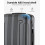 19/24/28 Inch ABS Hard Shell Suitcase 3 Pieces Set Luggage - Grey 4
