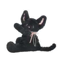 (BlackTissueBox)Joli support de boîte à mouchoirs pour chat à longue traîne de dessin animé pour décoration de dortoir et organisation