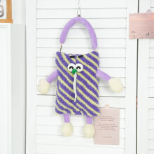 (PurpleStripes)Avec tissu peluche et style fonctionnel pour chambre ou espace de vie