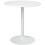 75H x Φ70cm Two-Person Minimalistic Dining Table - White 1