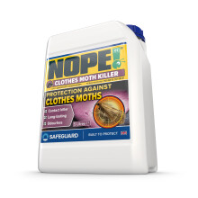 NOPE! Moth Killer 5 Litres and Sprayer - Non-Staining & Odourless | Effect lasts up to 3 months