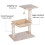 Cat Scratch Post with Bed & Hammock - Beige 6
