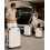(Beige) 19+24+28 Inch 3 Pcs Hard Shell Suitcase Set ABS with 4 Wheels Spinner 4