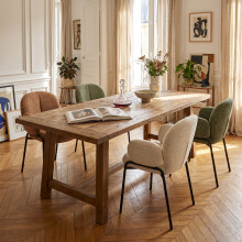 (Green, Set of 6) GOEURVANT Dining Chairs