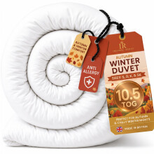(10.5 Tog, Double) Coverless Hotel Quality Duvets | Extra Soft All Seasons Warm Duvets Fluffy & Non Allergic