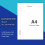 A4 2500 Sheets White Paper Printer Copy Bundle Reams Sheets for Office 80GSM 8